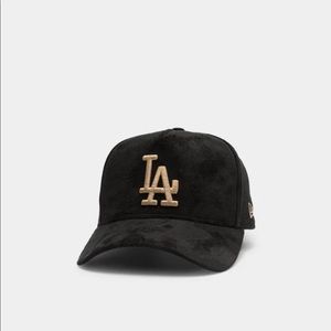 New Era Men’s LA Dodger Suede 9FORTY K-frame Black/Tan